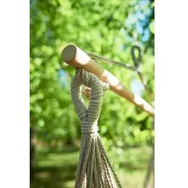 Garden Pleasure Hängesessel TOBAGO weiß, blau, 1 St.