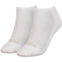 Puma Damen Sneaker - Trainer (2 Pack) Socks, Weiß, 39-42