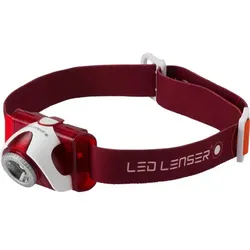 LEDLENSER Stirnlampe Seo 5, Rot/Weiss, 1
