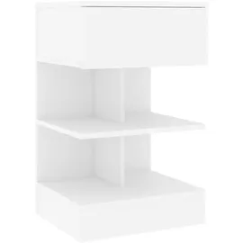 vidaXL Nachtschrank 2 Stk. 40 x 35 x 65 cm Weiß