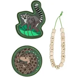 DERDIEDAS 8401169 Wechselbuttons Green Planet 3-teiliges Set