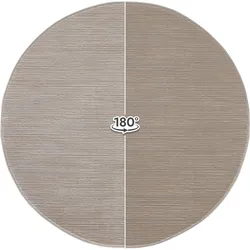 Teppich SEHRAZAT "Lima", grau (graubeige), H:10mm Ø:160cm, Kunstfaser, Teppiche, Kurzflorteppich mit dezentem Glanz, hochwertige Verarbeitung