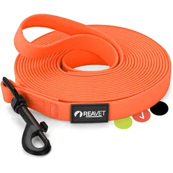 REAVET Schleppleine 5 Meter Neon Orange - Robust & Komfortabel