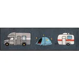 Wash+Dry Fußmatte, Outdoor Travel 35x120cm, innen und außen, waschbar