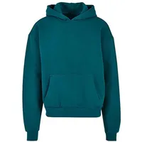 Build Your Brand Ultra Heavy Box Kapuzenpullover Retro Green