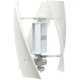 Vertikaler Windturbinen 100W Vertikale Windgenerator Windkraftanlagen Windkraftanlage Generator für Zuhause mit Controller und 4 Lüfterblättern geeignet (12, Volt)