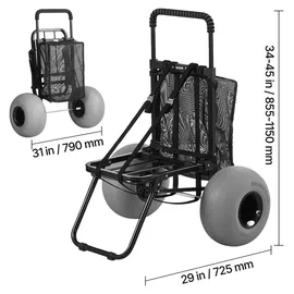 Vevor Bollerwagen schwarz