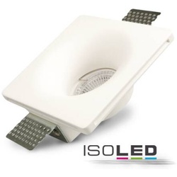 Einbaustrahler GU5,3 MR16 12V aus Gips eckig überstreichbar Downlight