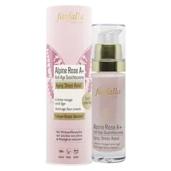 farfalla Alpine Rose A+ Anti-Age Gesichtscreme, Aging Stress Relief