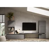 INOSIGN »INFINITY, 7tlg. Breite 290 cm, Höhe variabel, Schrankwand, Anbauwand«, (7 St.), (Lowboard, T-Boden, 3x Hängewürfel, Würfelregal Set, Würfel-Element)