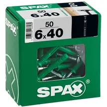 SPAX Nageldübel Senkkopf 6 x 40 mm 50 Stück