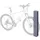 MCW Fahrradbügel MCW-J80, Fahrradständer Anlehnbügel, verzinkter Stahl Outdoor-pulverbeschichtet 87x10x13cm grau