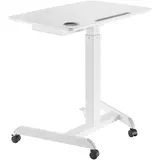 VDD Sitz-Steh-Schreibtisch mobil - Laptoptisch - mobiler Arbeitsplatz - Präsentationstisch