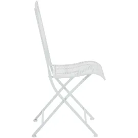 CLP Kiran Gartenstuhl 41 x 41 x 91 cm weiß 2 St.