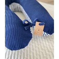 LOOLAY Stillkissen 170 cm Gestreift Blau/Weiß