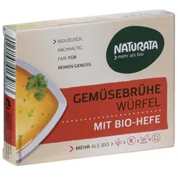 Naturata Gemüse-Brühwürfel mit Bio-Hefe, ohne Palmöl bio