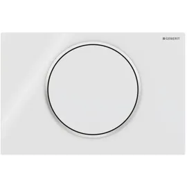Geberit Sigma10 Betätigungsplatte weiß/hochglanz-verchromt 115.758.KJ.5