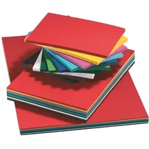 Folia Tonpapier 500 Blatt DIN A4 160 g/qm farbig sortiert