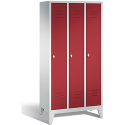 Garderobenschrank Büro mit Füßen 90 x 195 x 50 cm