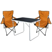 Mojawo Campingmöbel Set 3-tlg Orange