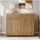 CARO-Möbel Deusto 88 x 70 x 35 cm mit 1 Schublade / braun