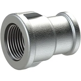 Riegler Muffen 240 IG/IG Rp 2 Rp 1 schwarz Temperguss feuerverz