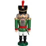 Seiffener Volkskunst eG Nussknacker Husar 28 cm grün