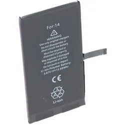 Akku passend für Apple iPhone 14, Li-Polymer, 3,87V, 3279mAh, 12,68Wh, ohne Werkzeug
