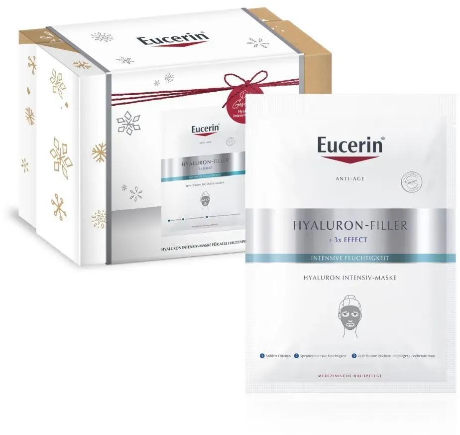 Eucerin Hyaluron-Filler Intensiv-Maske – Erfrischende und innovative Anti-Aging Tuchmaske mit Hyaluronsäure