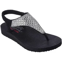 Skechers Damen Cali Meditation Rockstar, Schwarzer Mitobuck-Strassbesatz, 37 EU - 37 EU