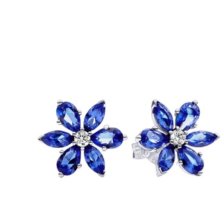 Pandora Timeless Funkelnde Blaue Herbarium Silber