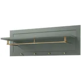 furn.design Garderobenpaneel Forres 109 x 40 cm Grün