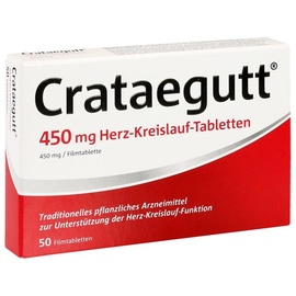 Dr. Willmar Schwabe Crataegutt 450 mg Herz-Kreislauf-Tabletten 50 St.