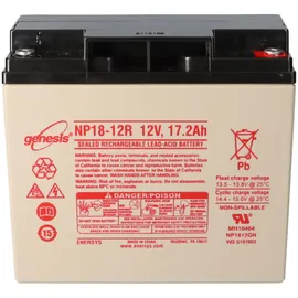 EnerSys Genesis NP18-12R 12V 18Ah M5 Flachpol AGM Blei Akku