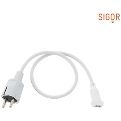 SIGOR Einspeiser für LED Hochvoltstreifen, Einspeiser mit Stecker 1,5m SIG-5985901