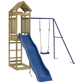 vidaXL Spielturm Imprägniertes Kiefernholz Braun