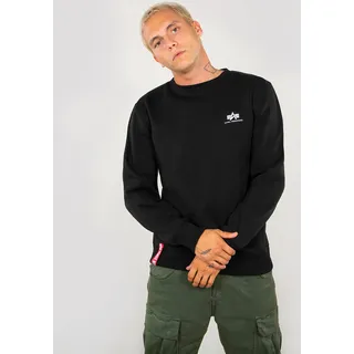 Alpha Industries Basic Sweater Small Logo Sweatshirt für Herren Black