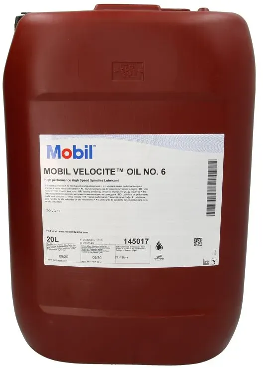 Olio speciale MOBIL 145017 VELOCITE OIL NO.6 20L