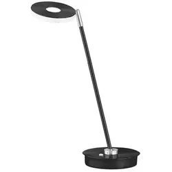 Fischer & Honsel Tischleuchte »Dent«, Höhe: 46 cm, integrierte LED - schwarz