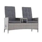 Mandalika 138 x 55 x 108 cm Grau