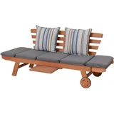 Garden Pleasure Gartenbank RINCON 985283 natur Holz 190,0 cm