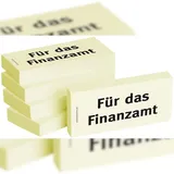Bizstix Haftnotizen "Für das Finanzamt 75x35mm