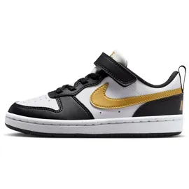 Nike Court Borough Low Recraft Kids Black/Metallic Gold/Black/White 28