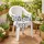 Mojawo Ischia Gartenstuhl 56 x 56 x 83 cm weiß 8 St.