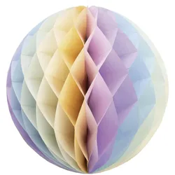 VEPATIM Wabenball "Pastellfarben" aus Papier schwer entflammbar Ø32cm