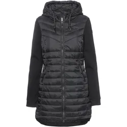 Ragwear Lucinda Kapuzenmantel Damen in black, Größe M - schwarz