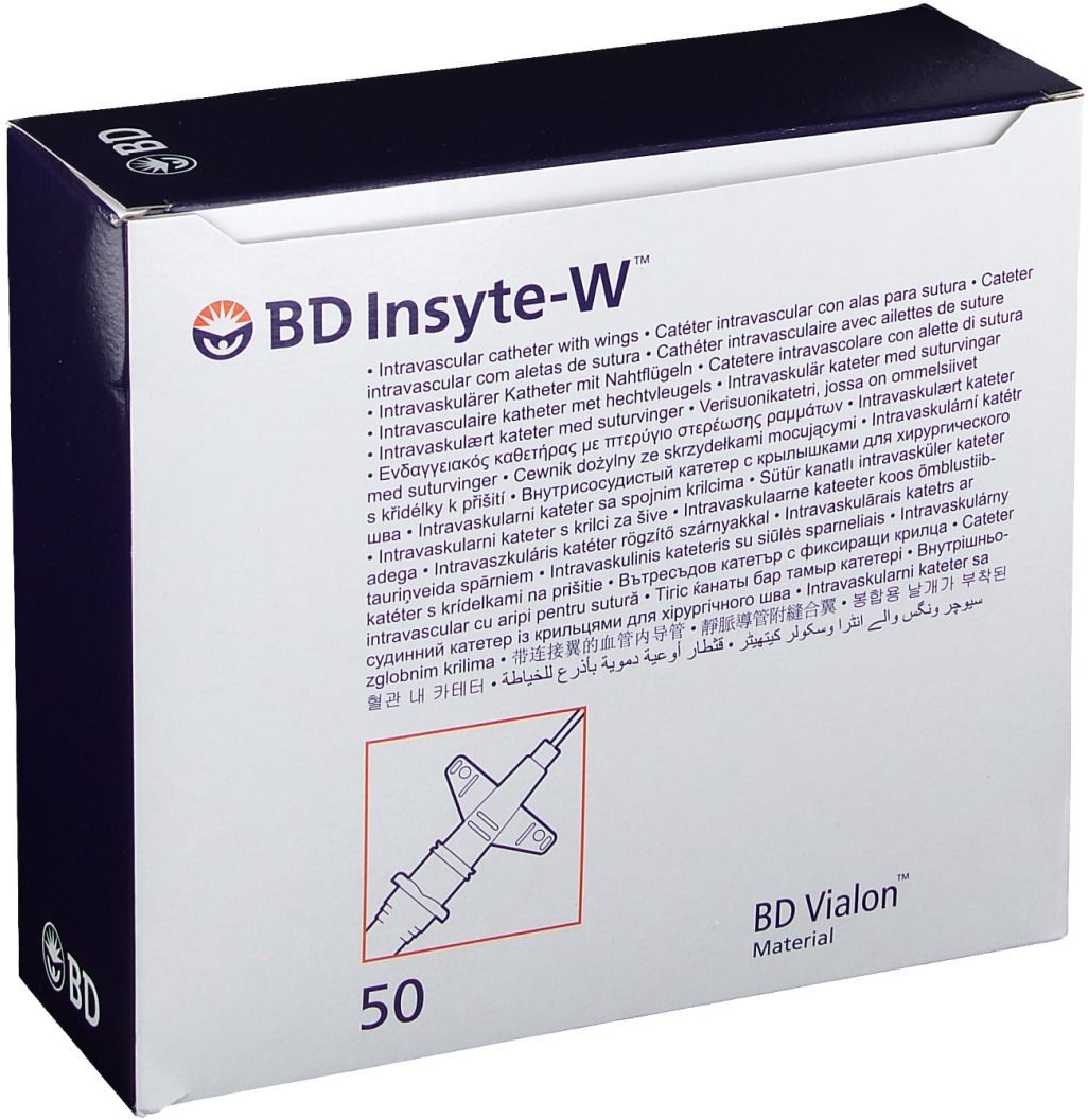BD Insyte-WTM Cathéter IV 22g 0.9mm x 25mm 1 pc(s) Canule