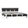vidaXL Bettgestell mit LED Grau Kunstleder 120×200 cm