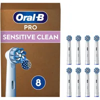 Oral-B Pro Sensitive Clean Ersatzköpfe, 8 Stück, geeignet für