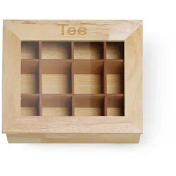 Hendi Tee-Box aus Holz für 144 Teebeutel